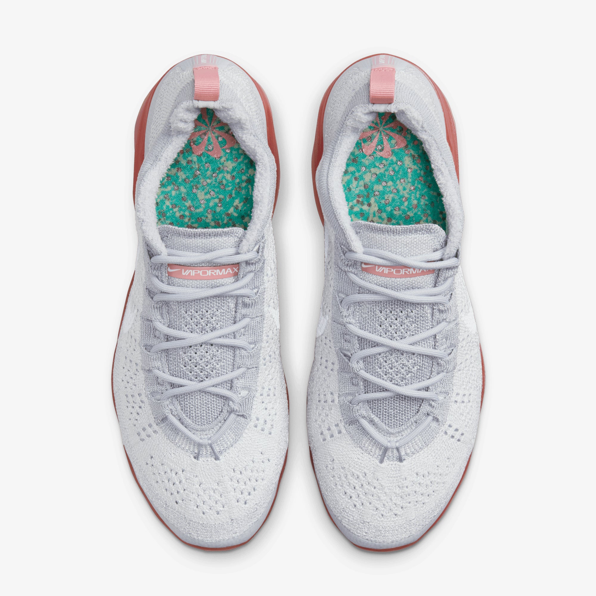 NIKE | AIR VAPORMAX 2023 FLYKNIT { PHOTON DUST/WHITE-WOLF GREY-RED