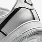 Nike | AIR FORCE 1 '07 LV8 { METALLIC SILVER/BLACK-WHITE
