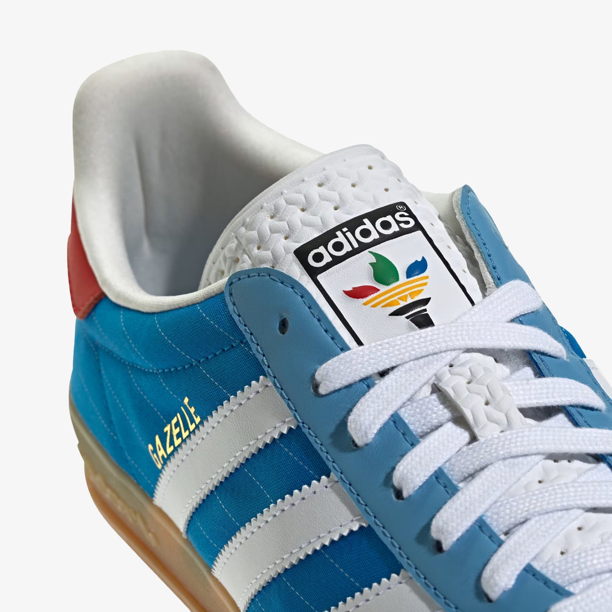 ADIDAS ORIGINALS GAZELLE INDOOR BRIGHT BLUE/CLOUD WHITE/GUM
