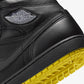 JORDAN | AIR JORDAN 1 MID SE { BLACK/SILVER-OPTI YELLOW