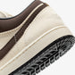 JORDAN | AIR JORDAN 1 LOW PREMIUM { PALE IVORY/BAROQUE BROWN-OFF NOIR