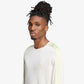 Adidas Originals | WALES BONNER KNIT LONG SLEEVE TEE  { CHALK WHITE/SEMI FROZEN YELLOW