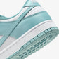 NIKE | DUNK LOW RETRO { WHITE/DENIM TURQ