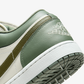 JORDAN | AIR JORDAN 1 LOW { VINTAGE LICHEN/MEDIUM OLIVE-SUMMIT WHITE