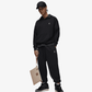 JORDAN | BROOKLYN FLEECE { BLACK/WHITE