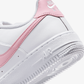 NIKE | AIR FORCE 1 { WHITE/MED SOFT PINK-WHITE