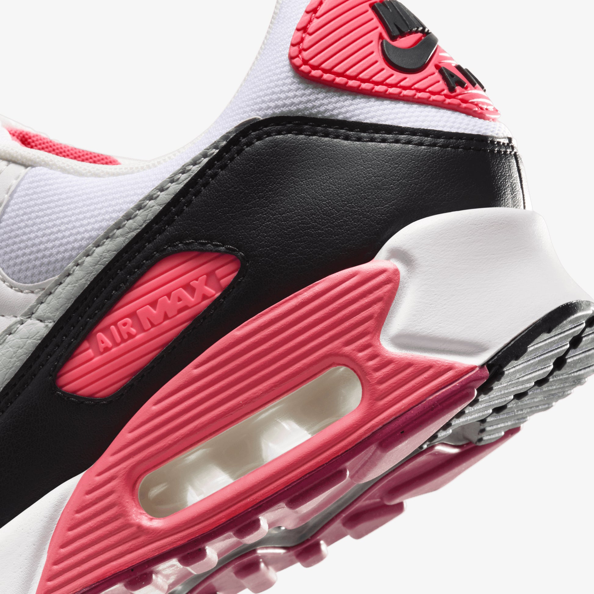 NIKE AIR MAX 90 WHITE/LIGHT SILVER-ASTER PINK-BLACK – Superkicks