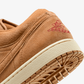 JORDAN | AIR JORDAN 1 LOW SE { FLAX/FLAX-VARSITY RED-MUSLIN