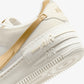 NIKE | WMNS'S AIR FORCE 1 SHADOW { SAIL/METALLIC GOLD-COCONUT MILK