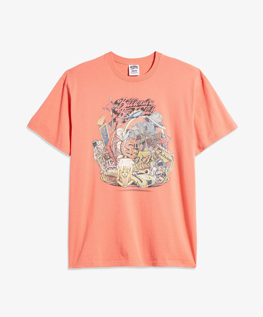 BILLIONAIRE BOYS CLUB | BB FLOATING CITY SS TEE { PORCELAIN ROSE
