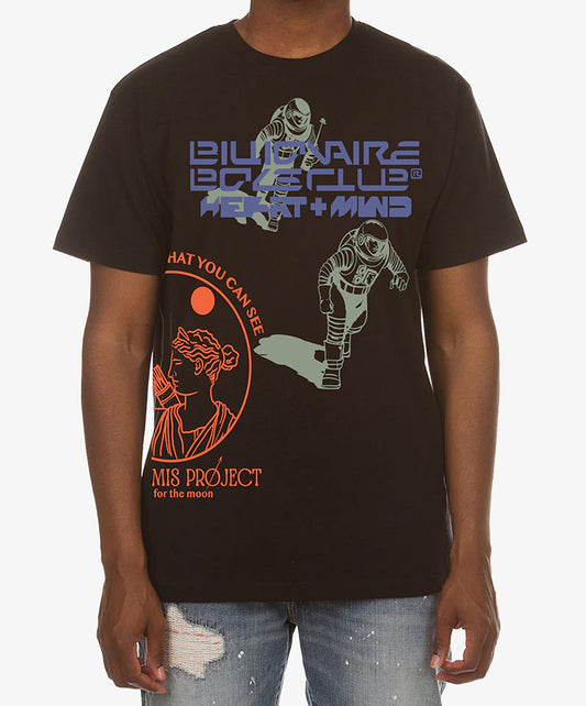 BILLIONAIRE BOYS CLUB | BB HUMAN SS TEE { BLACK