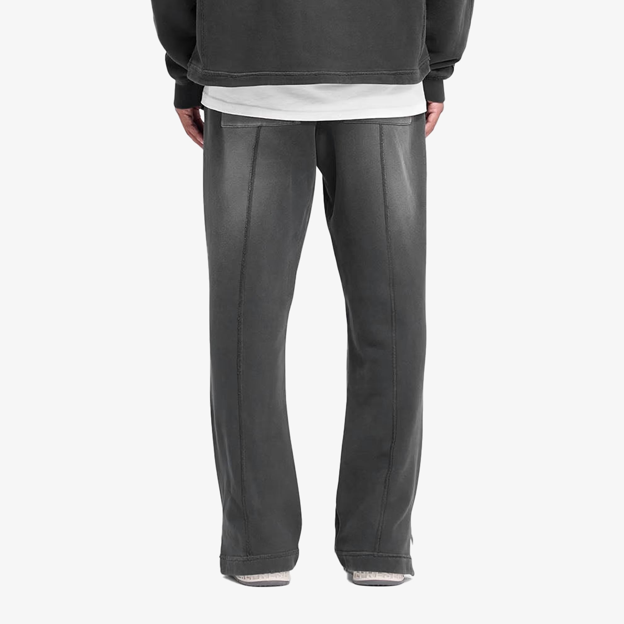 S ribbon smocking sweat pants black 新品 THEREDTHREAD / ザレッドスレッド】S ribbon smocking sweat pants