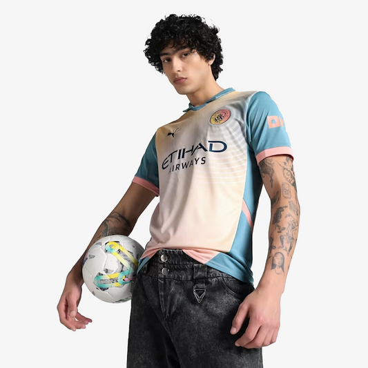 PUMA | MANCHESTER CITY 24/25 FOURTH FOOTBALL JERSEY { BOLD BLUE