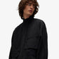 Y-3 | WASHED TWILL OVERSHIRT { BLACK