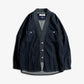 FDMTL | DENIM HAORI SHIRT RINSE { INDIGO