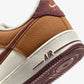 NIKE | AIR FORCE 1'07 LV8 { LT BRITISH TAN/BURGUNDY CRUSH