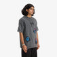 F A R A K | JAROKHA BLOCK PRINT T-SHIRT { GREY/GREY