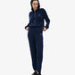 SPORTY & RICH | SRC CABLE-KNIT WOOL CASHMERE TROUSERS { NAVY