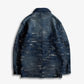 FDMTL | JACQUARD DENIM COVERALL 5YR WASH { INDIGO