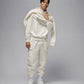 JORDAN | AIR JORDAN 1 MID { WHITE/WHITE-WHITE