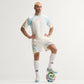 ADIDAS ORIGINALS | MESSI HOUSE OF TIRO TEE { OFF WHITE/ICE BLUE