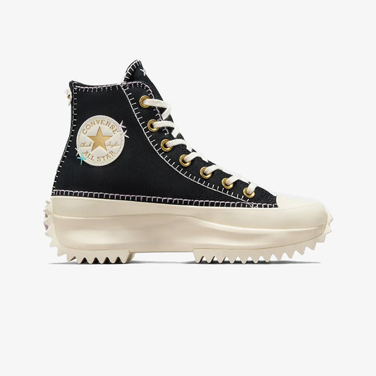 Converse | RUN STAR HIKE PLATFORM CRAFTED STITCHING { BLACK