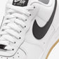 NIKE | AIR FORCE 1 '07 { WHITE/BLACK-GUM LIGHT BROWN