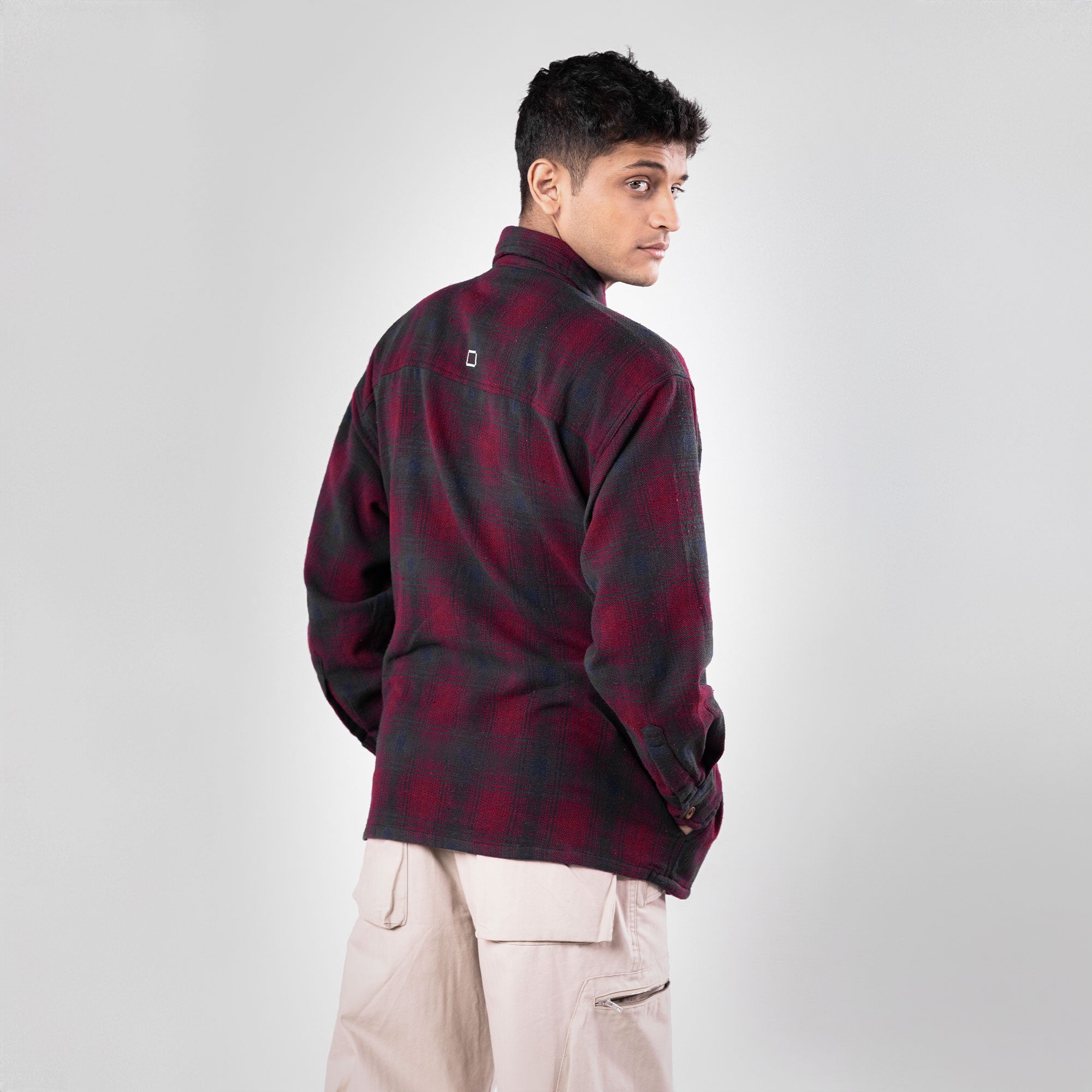 SUPERKICKS | FLANNEL SHIRT { MAROON – Superkicks