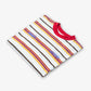 SUPERKICKS | PINSTRIPE TEE { CREAM