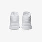 JORDAN | AIR JORDAN 1 MID { WHITE/WHITE-WHITE
