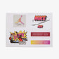 JORDAN | AIR JORDAN 4 RETRO "COMIC" { OFF WHITE/FIRE PINK-ANTHRACITE