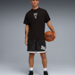 PUMA | SWISH N' INK OVERSIZED BASKETBALL COTTON TEE III { PUMA BLACK