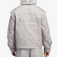 ADIDAS ORIGINALS | BAD BUNNY X MERCEDES - AMG PETRONAS FORMULA ONE TEAM ZIP UP TRACK TOP { CLEAR GRANITE
