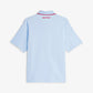 ADIDAS ORIGINALS | WALES BONNER SHORT SLEEVE POLO SHIRT { GLOW BLUE