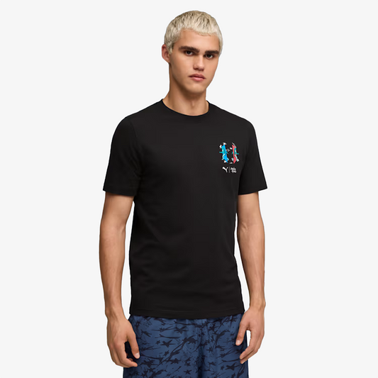 PUMA | X SQUID GAME GRAPHIC GLOW T-SHIRT { BLACK