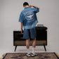 SUPERKICKS | PINSTRIPE SHIRT { BLUE/WHITE