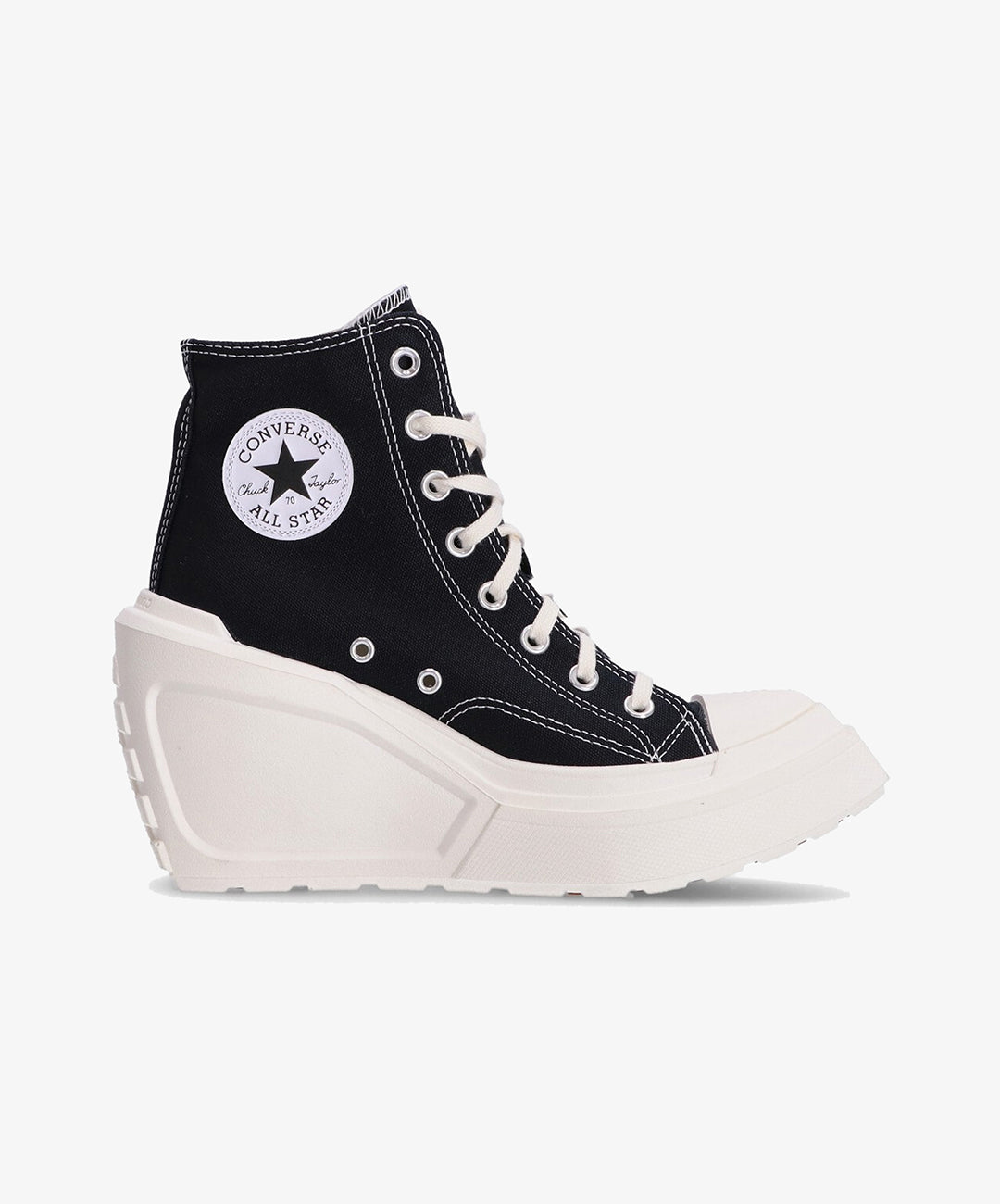 Converse | CHUCK 70 DE LUXE WEDGE  { BLACK/WHITE
