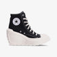 Converse | CHUCK 70 DE LUXE WEDGE  { BLACK/WHITE