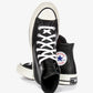Converse | CHUCK 70 LEATHER SEASONAL  { BLACK/WHITE