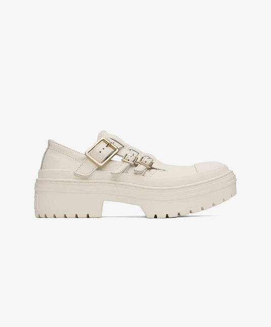Converse | CHUCK TAYLOR ALL STAR LUGGED HEEL MARY JANE PALTFORM { EGRET