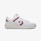 Converse | WEAPON LEATHER { WHITE/RED