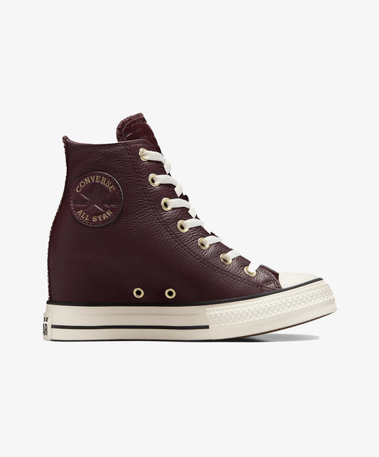 Converse | CHUCK TAYLOR ALL STAR CLASSIC WEDGE LEATHER { BROWN