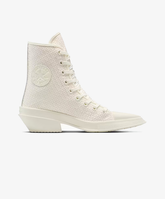 Converse | CHUCK 70 DE LUXE POINTED PLATFORM WOVEN { BEIGE