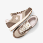 CONVERSE | OMEGA TRAINER { VINTAGE CARGO/SHY FLAMINGO