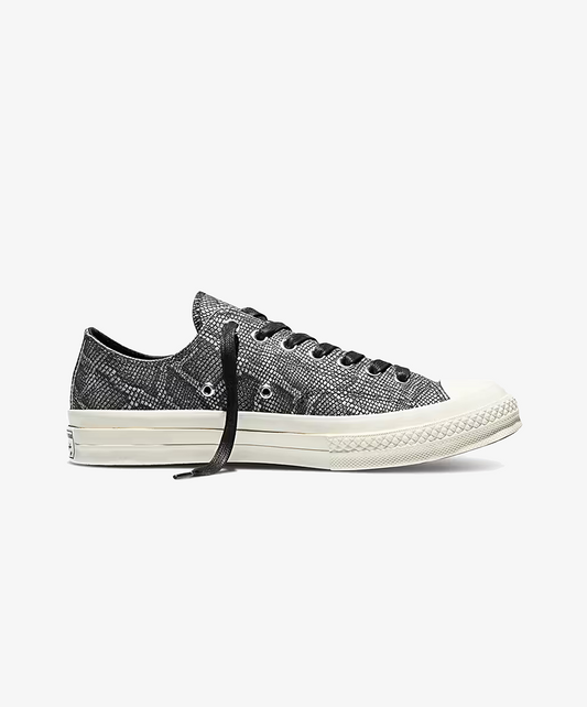 Converse | CHUCK 70 SNAKESKIN PRINT { BLACK/BLACK/EGRET