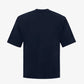 ALMOST GODS | BURNING HEART BOXY TEE { NAVY