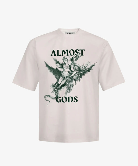 ALMOST GODS | DREAM OF THE ORIENT RELAXED TEE { OFF WHITE