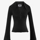 ALMOST GODS | MERIDIAN KNIT TOP { BLACK