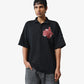 ALMOST GODS | ASSEMBLAGE BOXY POLO { BLACK
