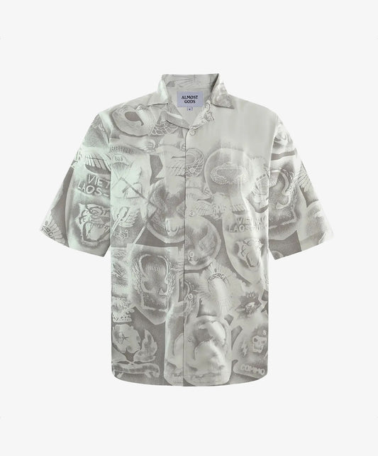 ALMOST GODS | AEGIS RELAXED SHIRT { BROWN